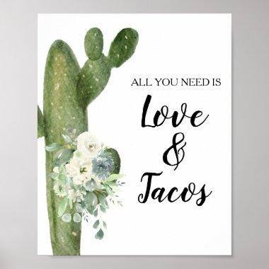 Cactus Taco bout All you need is love & Tacos Poster