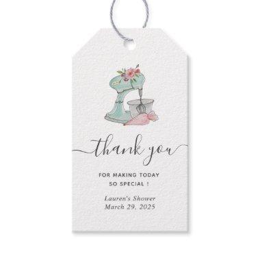 Cake mixer  Thank you Gift Tags