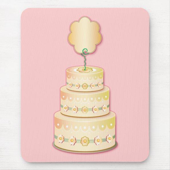 Cake template mouse pad