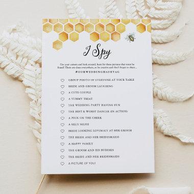 CALLA Bee I Spy Wedding Game Invitations