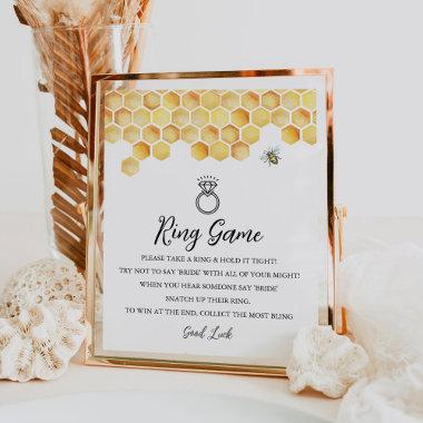 CALLA Bee Ring Game Don't Say Bride Sign