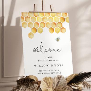 CALLA Honey Bee Bridal Shower Welcome Foam Board