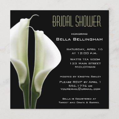 Calla Lillies Bridal Shower Invitations