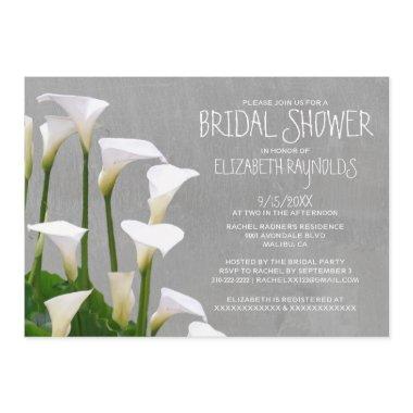 Calla Lillies Bridal Shower Invitations