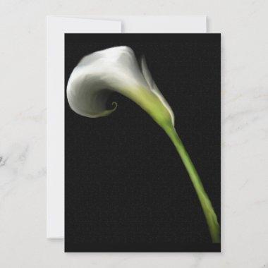 Calla Lilly Invitations (add your own text)