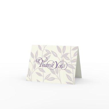 Calligraphic Thank You Note