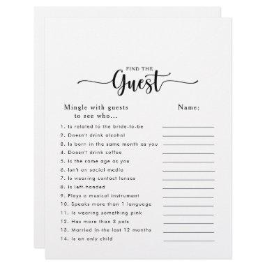 Calligraphy  Find the Guest Game