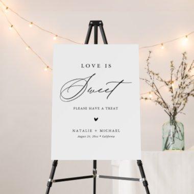 Calligraphy Love Is Sweet Wedding Dessert Table Foam Board