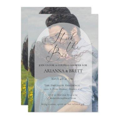 Calligraphy Stock the Bar Couples Shower Invitatio