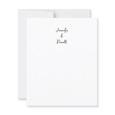 Calligraphy trendy classical script plain personal