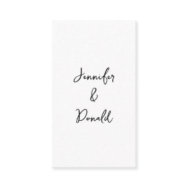 Calligraphy trendy classical script plain personal enclosure