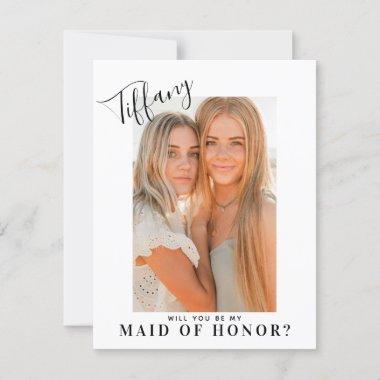 Calligraphy Will You Be My Maid of Honor | Photo