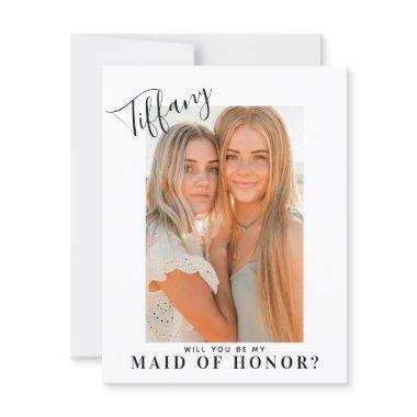 Calligraphy Will You Be My Maid of Honor | Photo