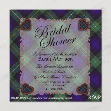 Campbell of Cawdor tartan Plaid - Bridal shower Invitations