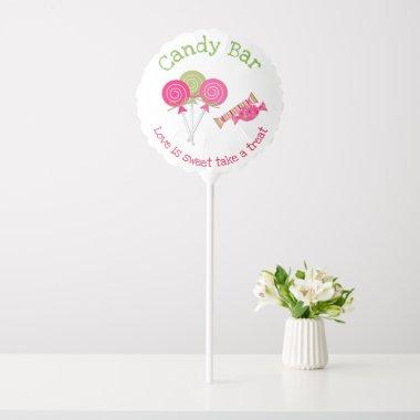 Candy Bar Sign Balloon