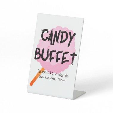 Candy Buffet Sign Cute Cotton Candy Party