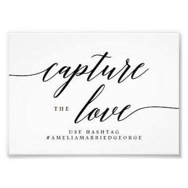 Capture The Love EDITABLE COLOR and SIZE Sign MSC