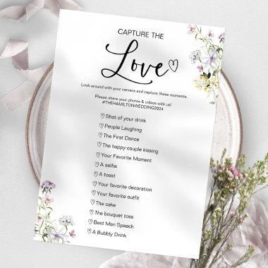 Capture The Love I Spy Wedding Game Invitations