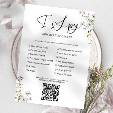 Capture The Love I Spy Wedding Game With QR Invitations