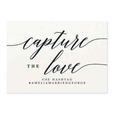 Capture The Love Instagram Sign - Modern Script