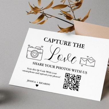 Capture the Love Wedding QR Code Invitations, Photo Invitations