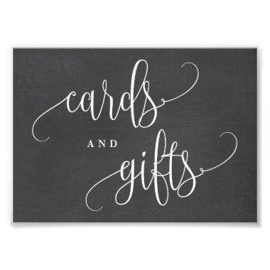 and Gifts Sign Choose Your Size Chalkboard