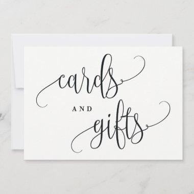 Invitations And Gifts Sign - Lovely Calligraphy