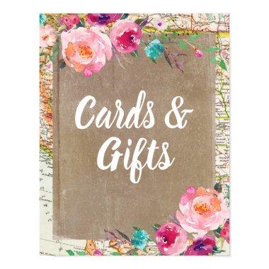 and Gifts Sign Rustic  Poster