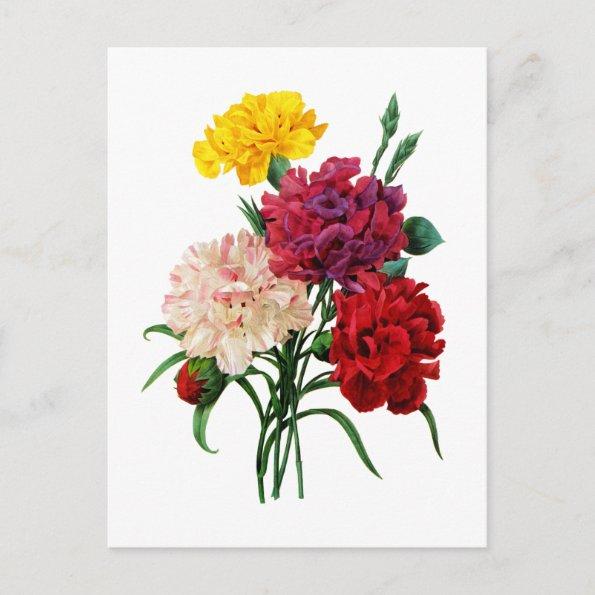 Carnation and Marigold Bouquet by Redoute PostInvitations