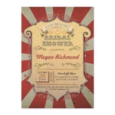 carnival bridal shower invitations