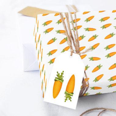Carrot Pattern Easter Gift Wrap Wrapping Paper