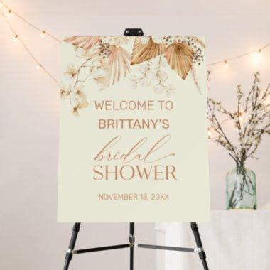 Cartón Pluma Boho pampas Bridal Shower welcome si Foam Board