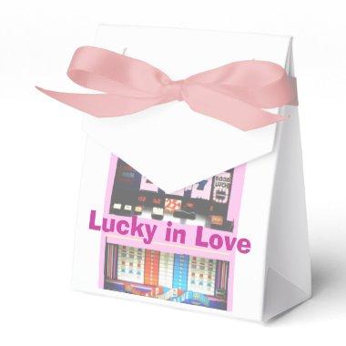Casino Theme Lucky in Love Favor Boxes