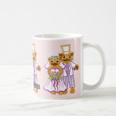 Cat Bride and Groom Coffee Mug