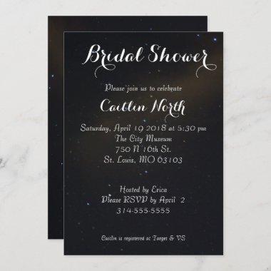 Celestial Dreams Bridal Shower Invitations