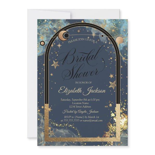 Celestial Gold Sun Moon Gold Glitter
