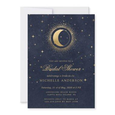 Celestial Midnight Stars QR Code