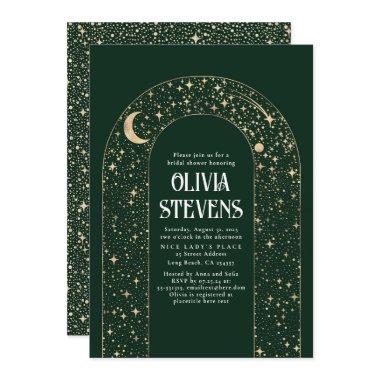 Celestial Moon and Stars