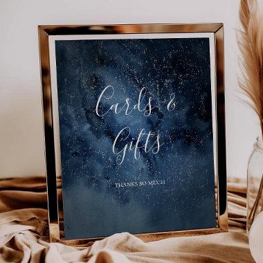Celestial Night Sky | Silver Invitations and Gifts Sign