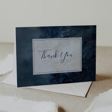 Celestial Night Sky With Frame Thank You Invitations