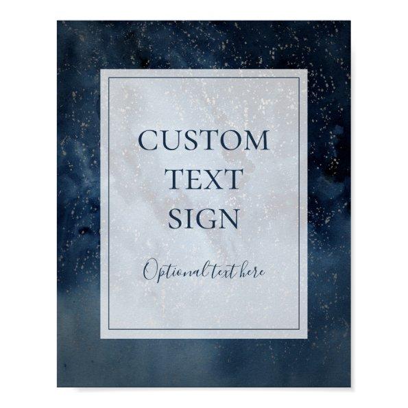 Celestial Sky With Frame  and Gifts Custom Poster