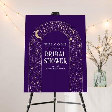 Celestial Stars Moon  Welcome Sign