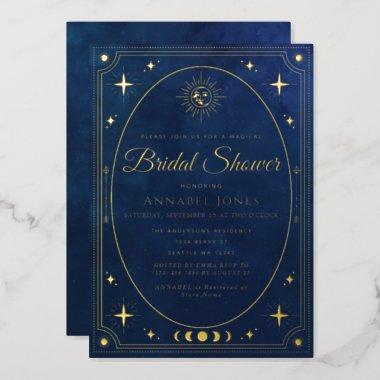 Celestial Tarot Invitations Bridal Shower Invitation