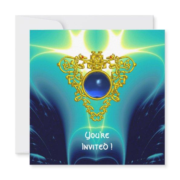 CELTIC HEART bright blue