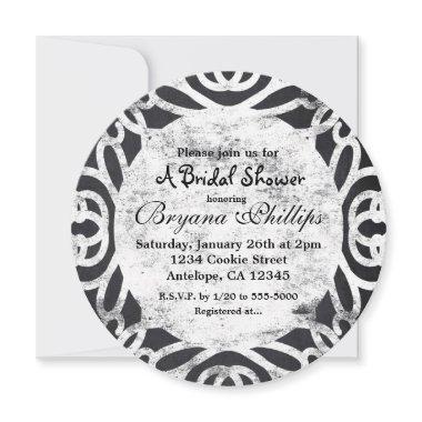 Chalk Vintage Frame Elegant Bridal