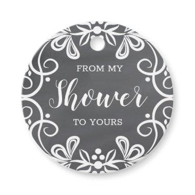 Chalkboard From My Shower To Yours  Favor Tags