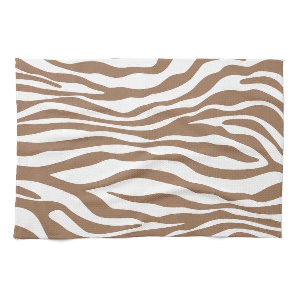 Chamoisee Zebra Animal Print Towel
