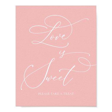 Champagne Blush Bridal Shower Love is Sweet Sign