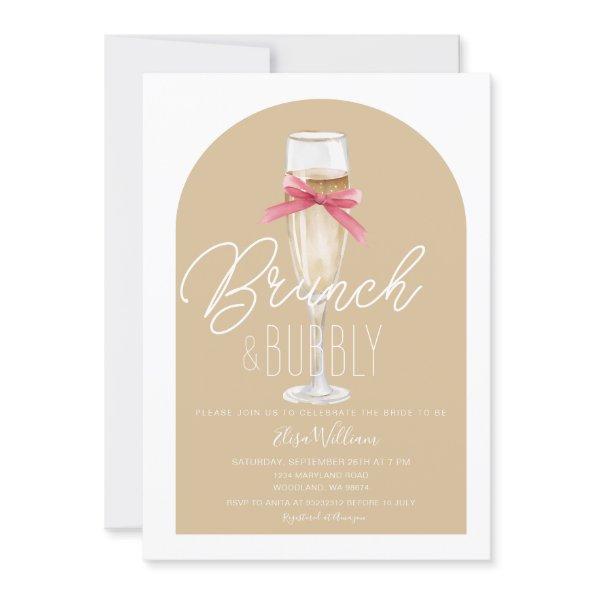 Champagne Boho Arch Brunch & Bubbly