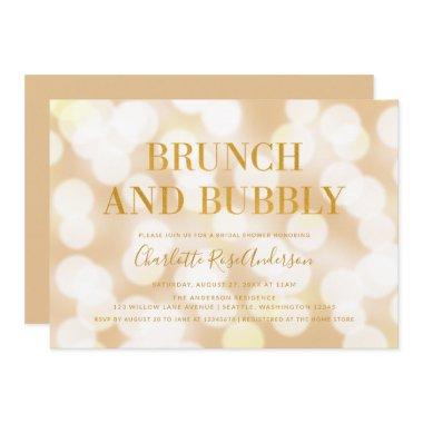 Champagne Bokeh Brunch and Bubbly